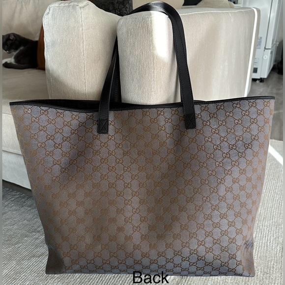 Gucci metallic monogram XL shopper tote - Picture 4 of 16
